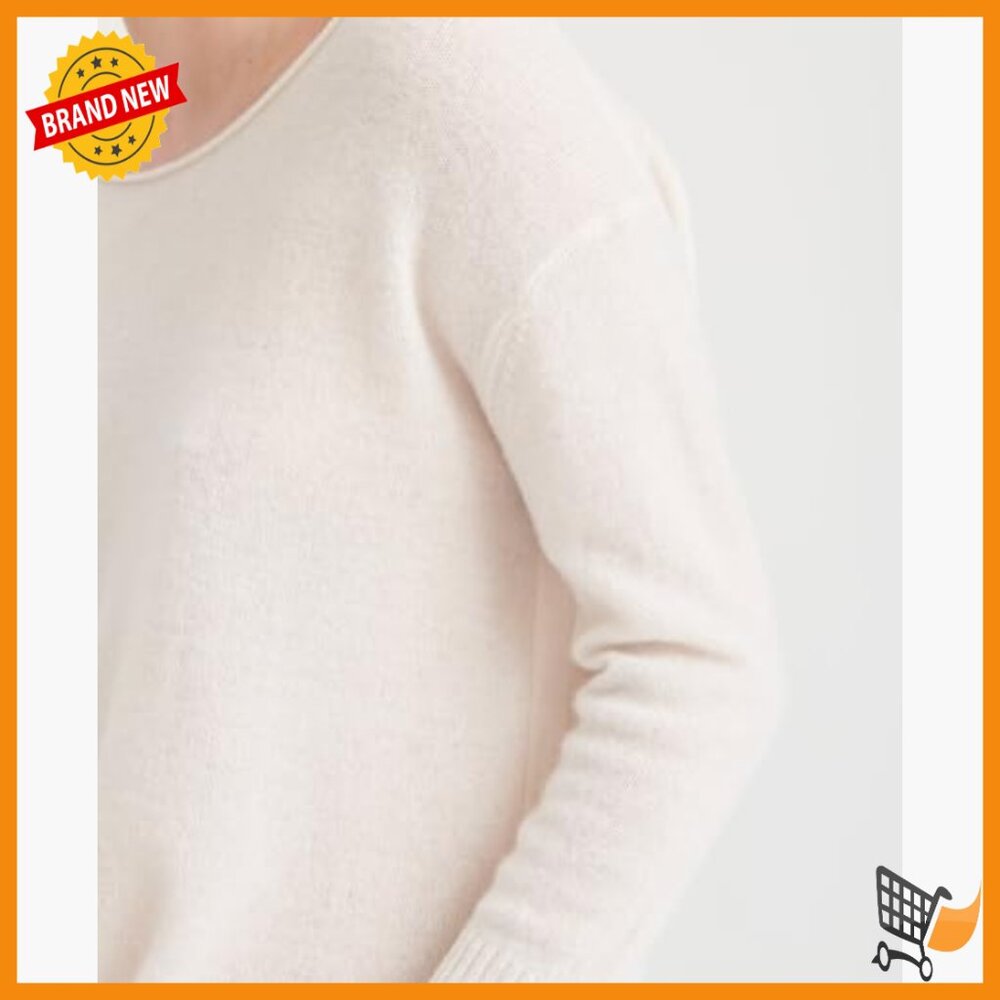 Lightweight Cashmere Pullover Sweater Boatneck Re… - image 3